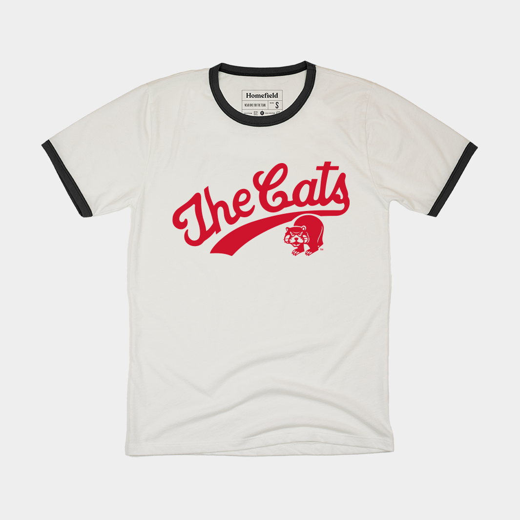 Cincinnati Basketball Vintage Cats Ringer Tee - A Must-Have for Fans