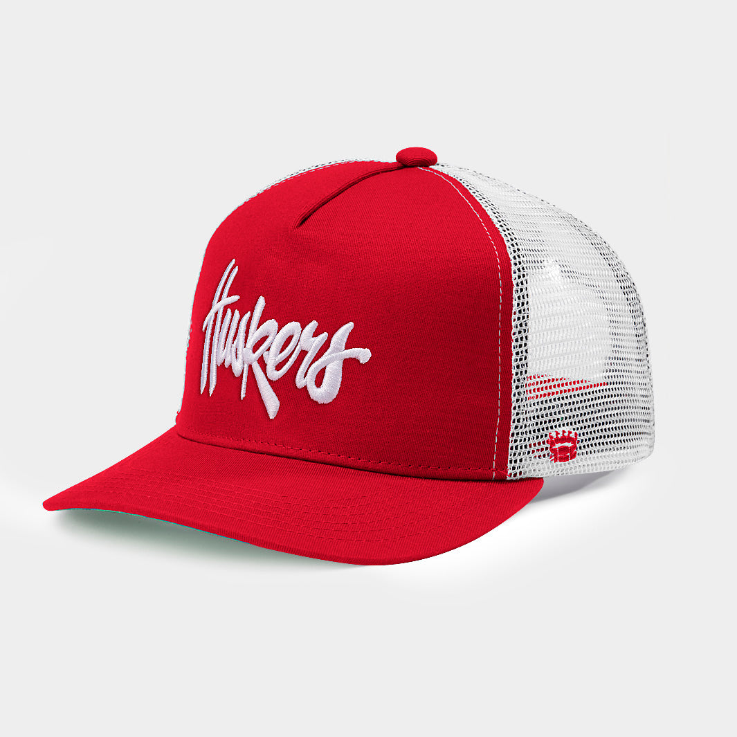 Nebraska Vintage Huskers Logo Trucker Hat - A Piece of Championship History