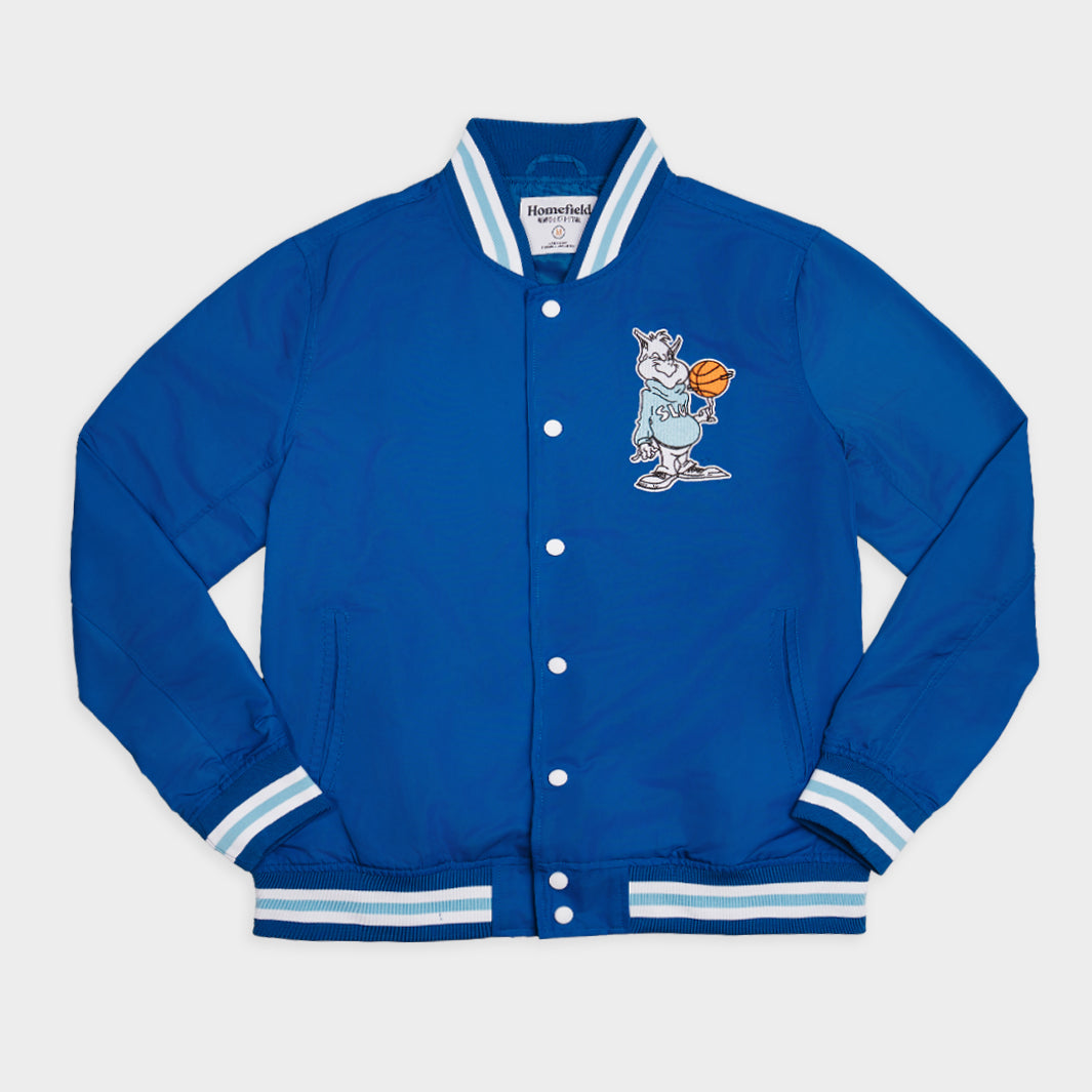 SLU Men's Basketball 80s Bomber Jacket - A Tribute to the Iconic Billiken Design