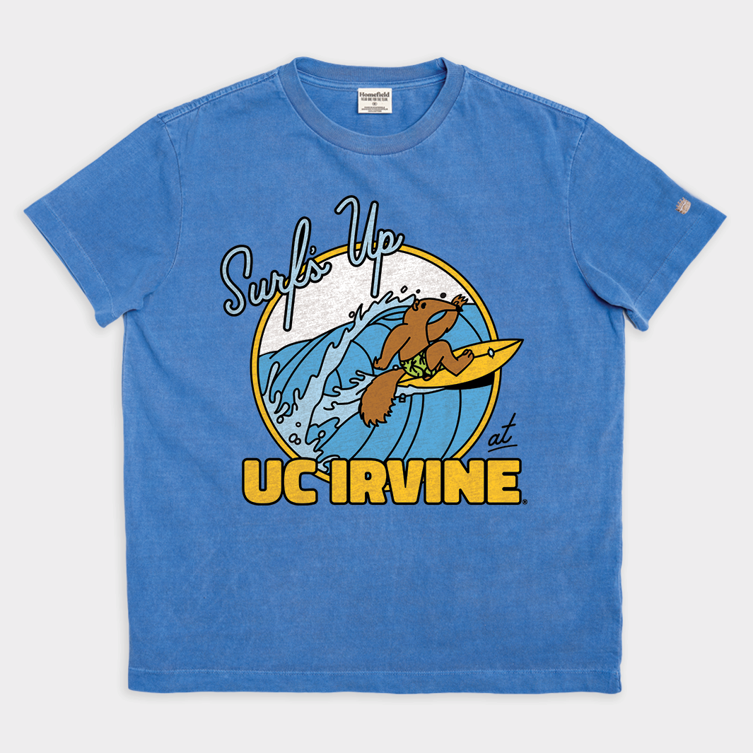 UC Irvine's Epic Vintage Surfing Anteater Heavyweight Tee