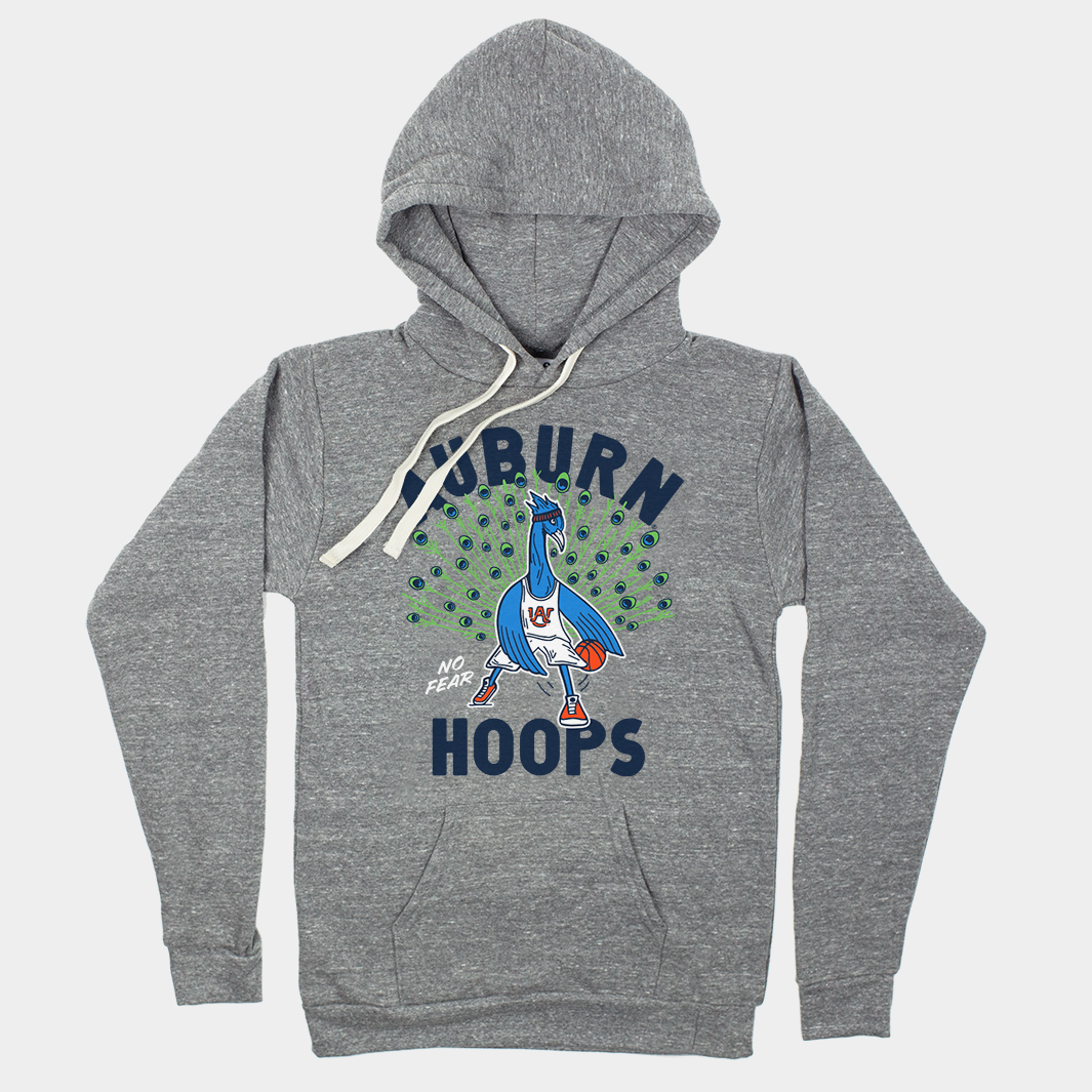 Show Your Pride with the Auburn Basketball Peacock Hoodie
