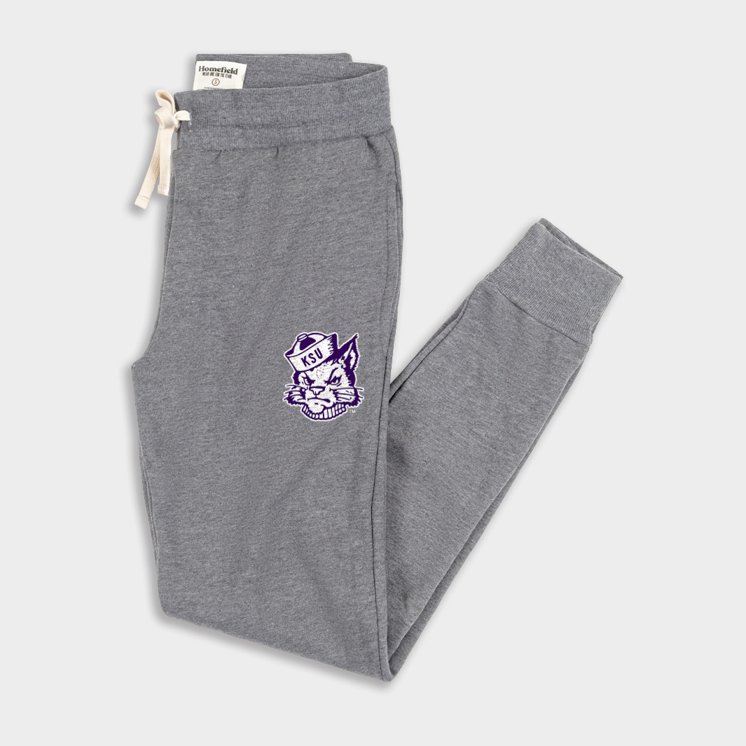 Kansas State Vintage Sailor Hat Inspired Wildcat Joggers
