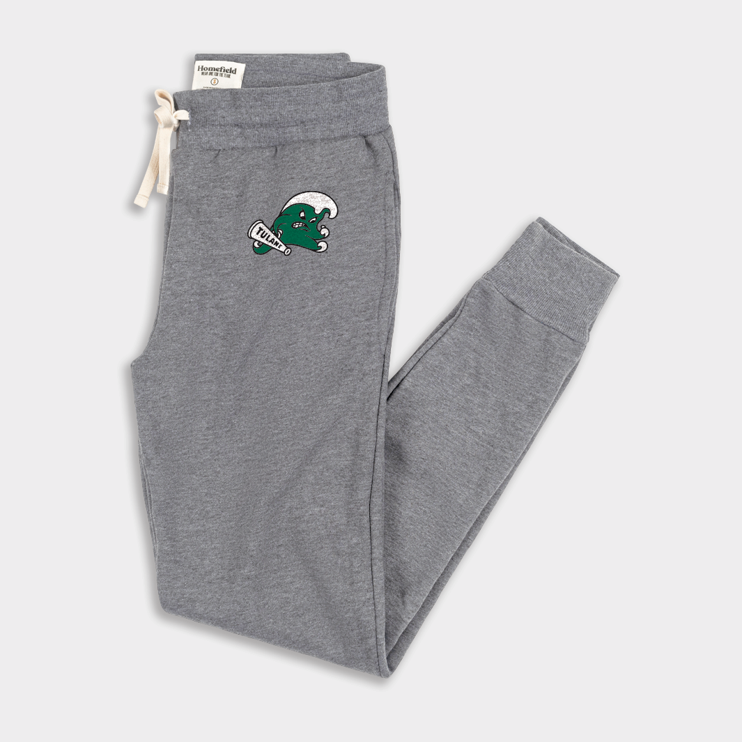 Cozy Tulane Green Wave Fleece Joggers for Ultimate Comfort