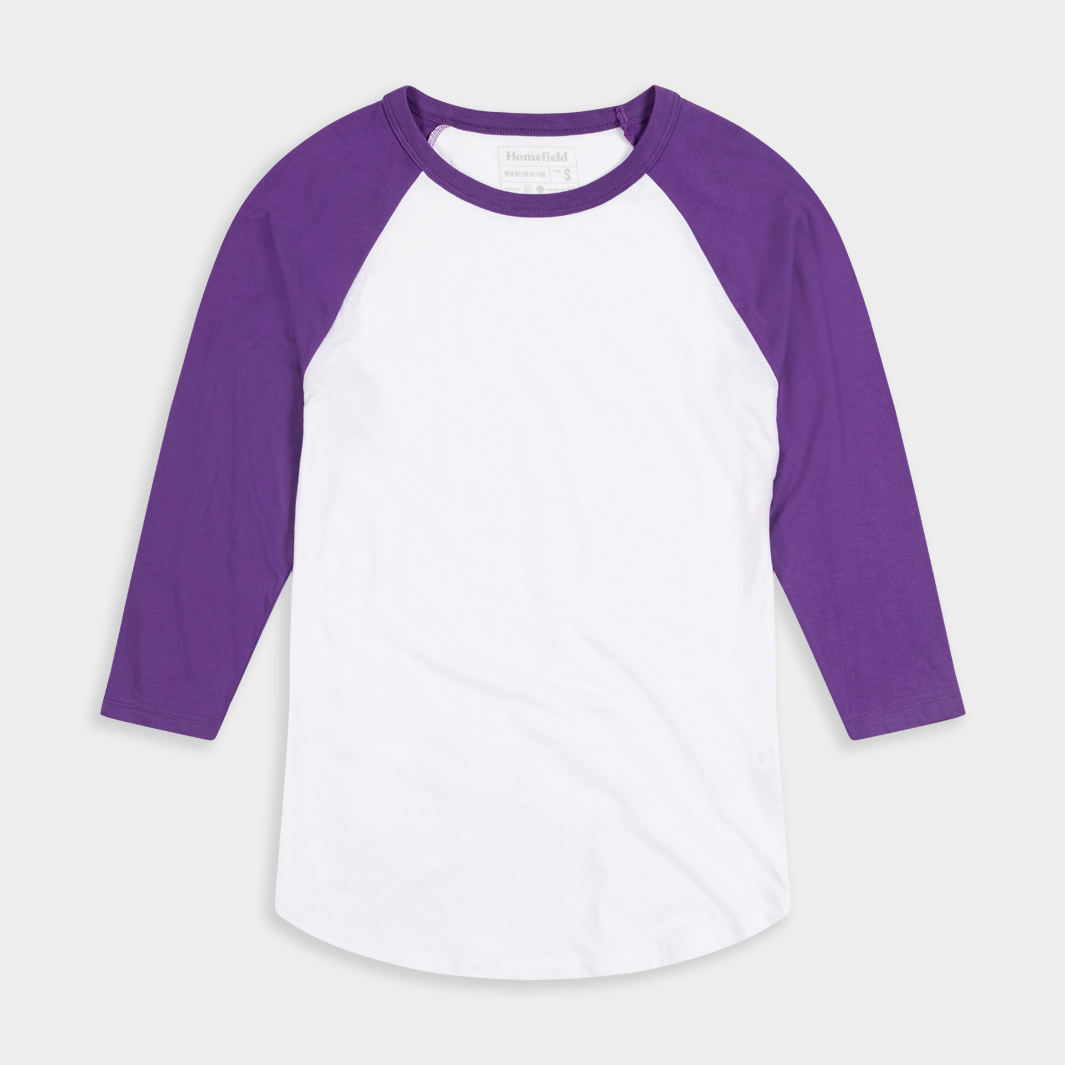 Classic Purple Baseball Tee - Your Ultimate Wardrobe Essential