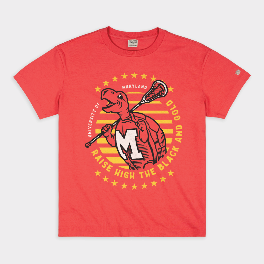 Show Your Maryland Terrapins Lacrosse Pride with This Vintage Heavyweight Tee