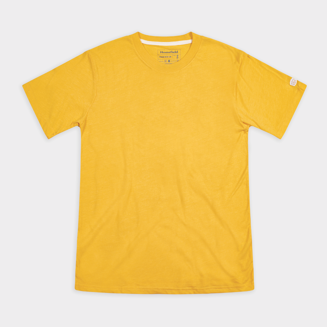 Essential Heather Yellow Gold Tee