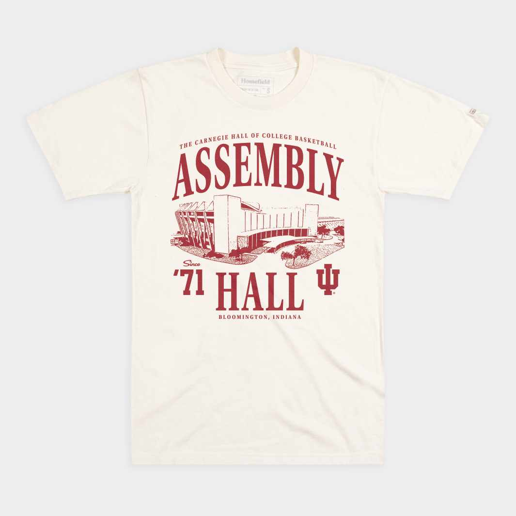 1971 Retro IU Assembly Hall Tee