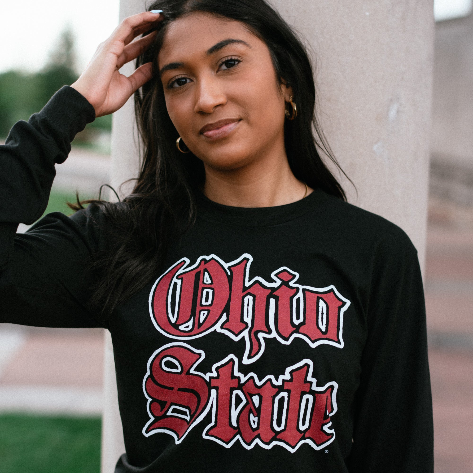 Vintage Gothic Ohio State Long Sleeve Shirt