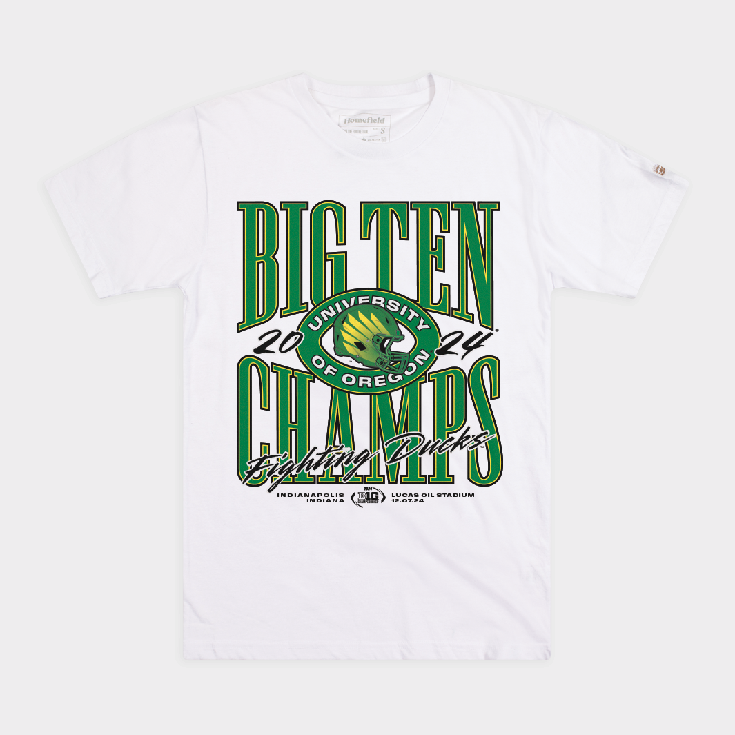 Celebrate Oregon's 2024 Big Ten Championship! Get Your Tee Now!