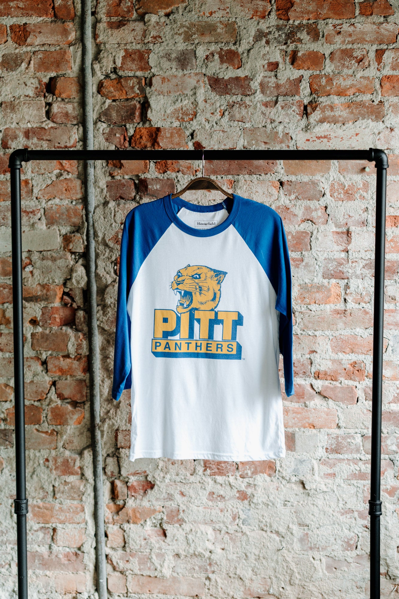 Roaring Pitt Panther Baseball Tee