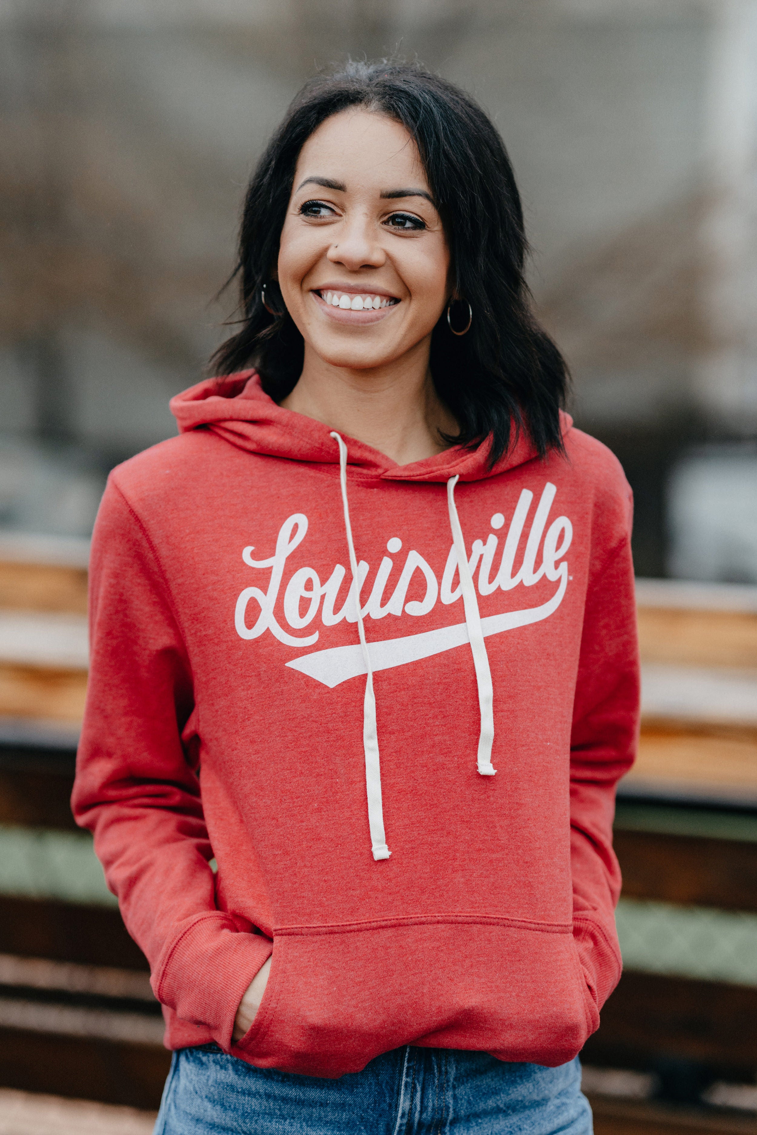 Louisville Script Champion Hoodie