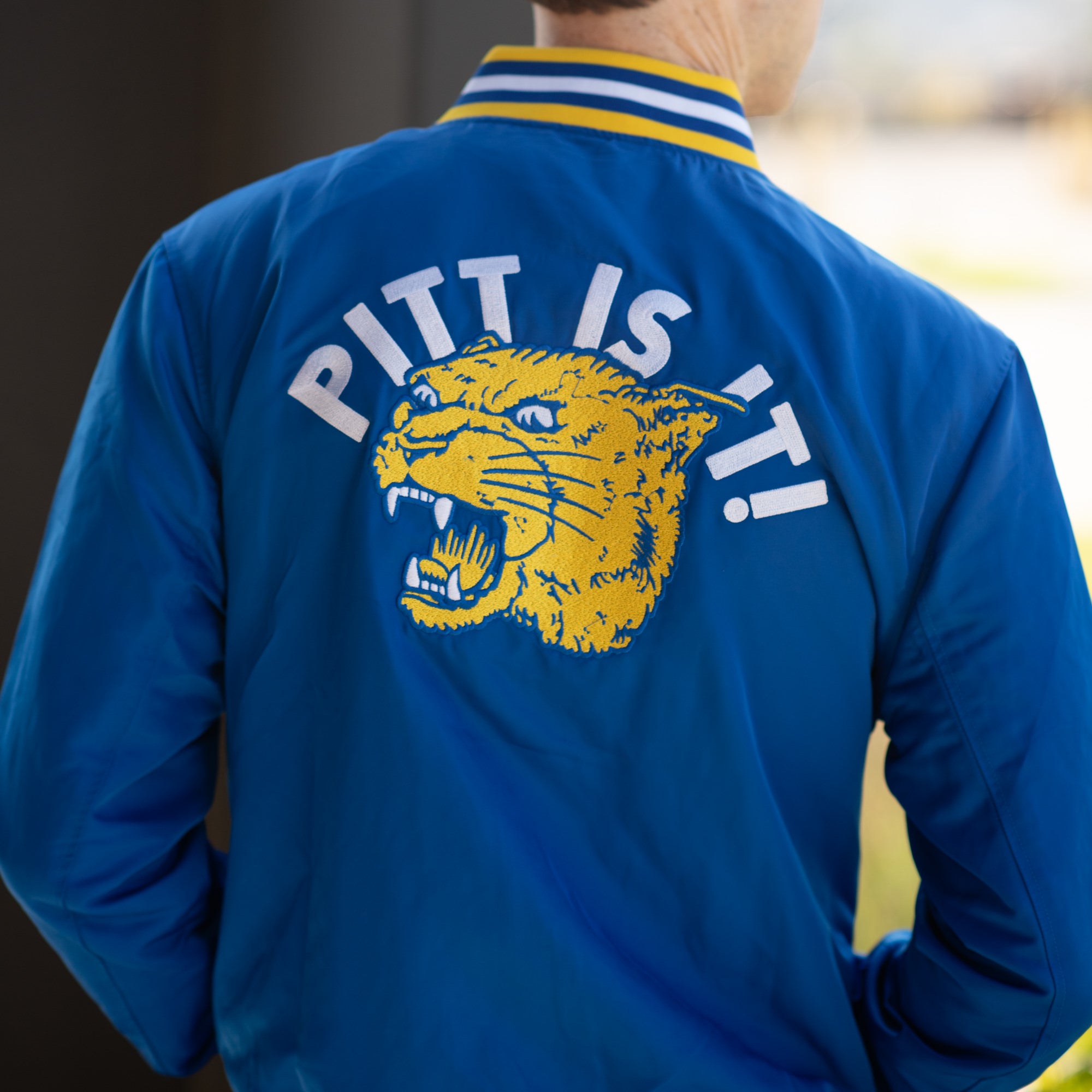 Pitt's Retro 1970's Bomber Jacket: A Timeless Tribute