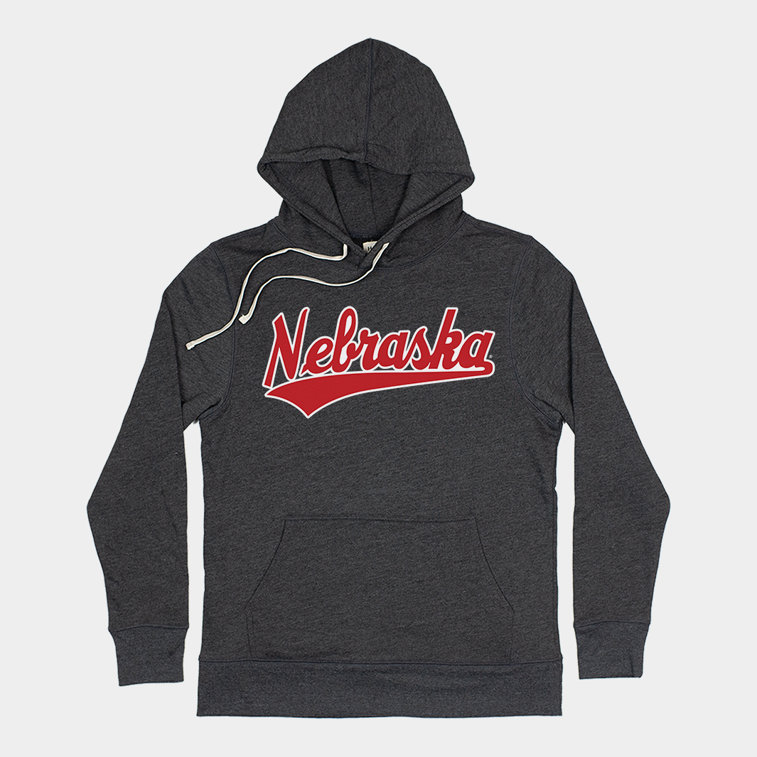 Show Your Love for Nebraska Volleyball with This Script Hoodie