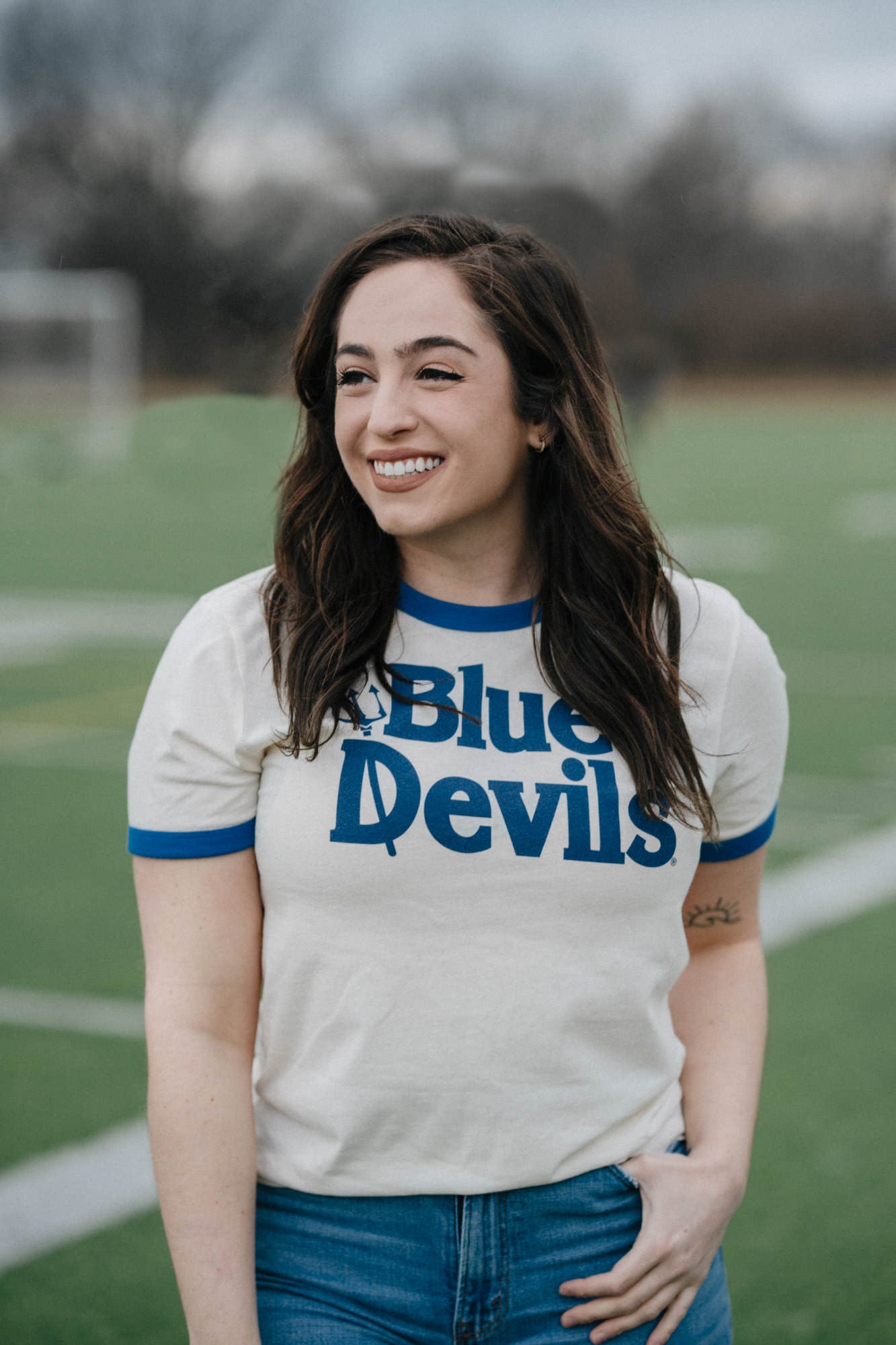 Duke Blue Devils Iconic Ringer Tee