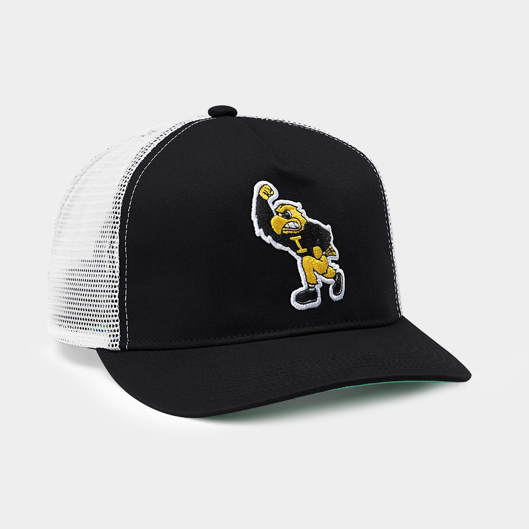 Get Your Iowa Hawkeyes Retro Herky Trucker Hat Now!