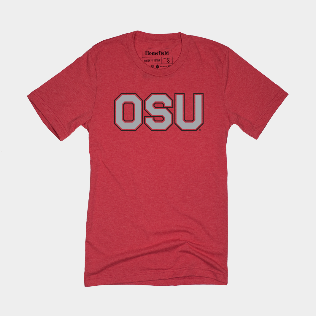 Retro Block OSU T-Shirt - Show Your Buckeye Pride