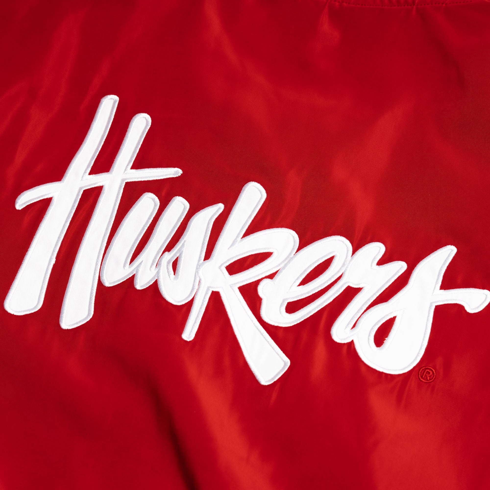 Show Your Husker Pride with the Nebraska Cornhuskers Vintage NU Bomber Jacket