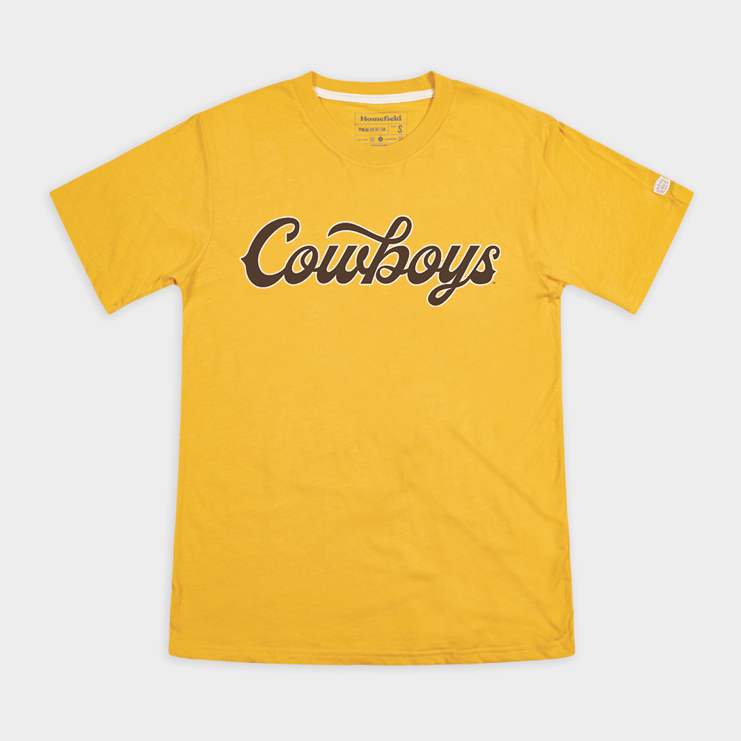 Show Your Love for Wyoming Cowboys Basketball with This Script Tee