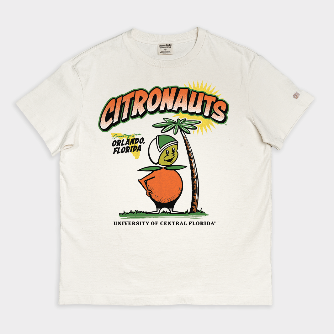 UCF FTU Citronauts Vintage Style Heavyweight Tee