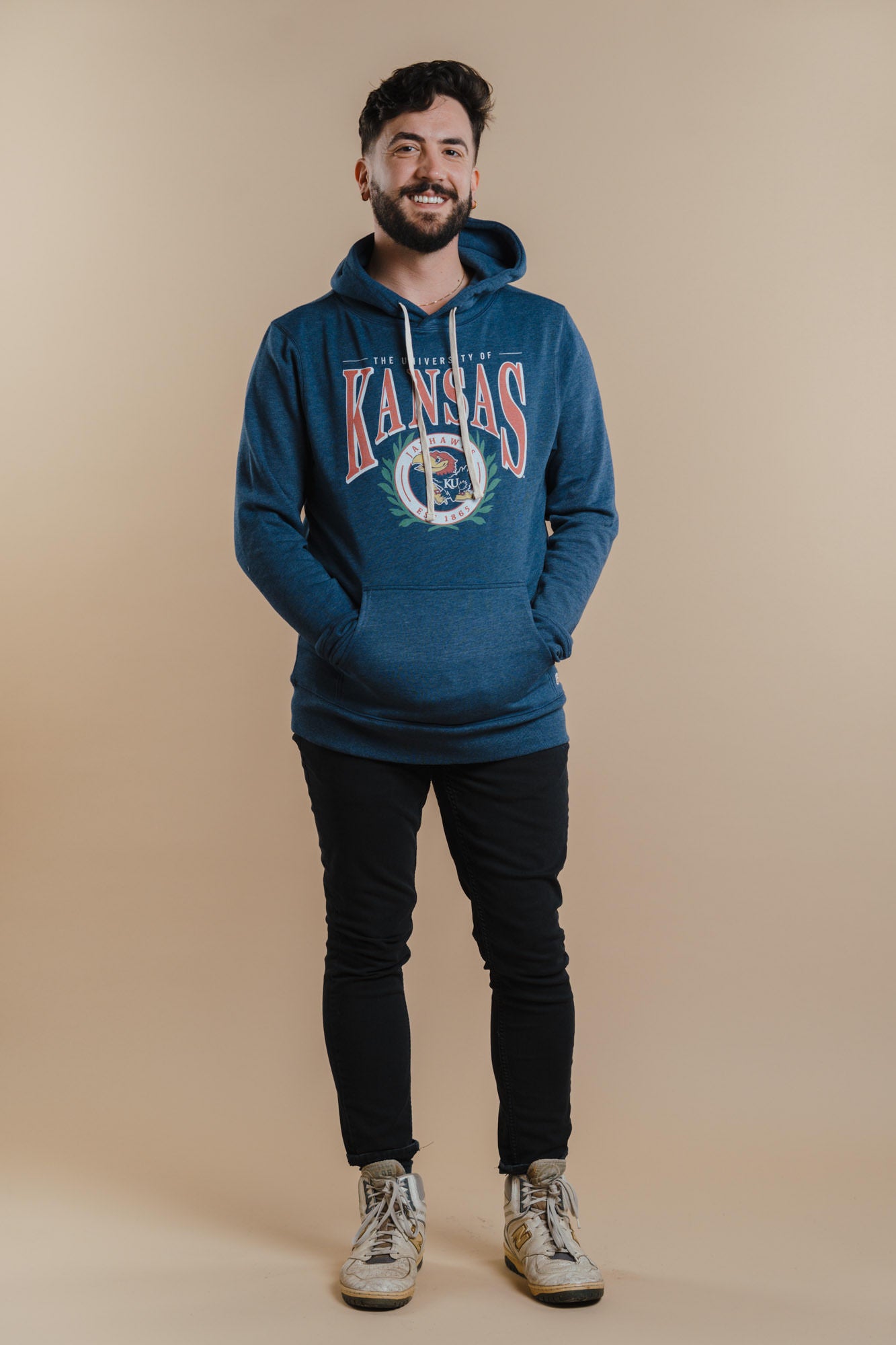 Show Your Kansas Jayhawks Pride with This Vintage Hoodie