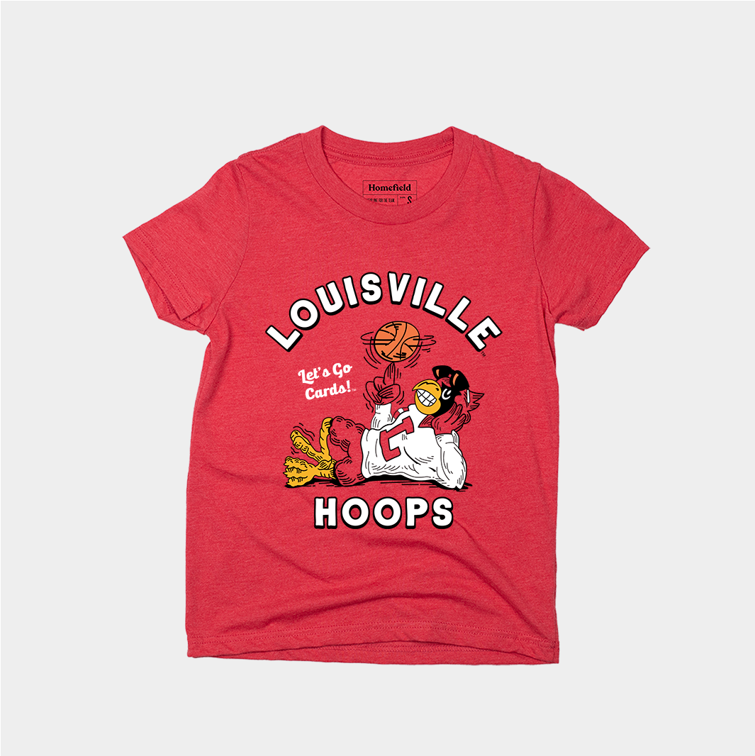 Cool Retro Louisville Hoops Youth Tee