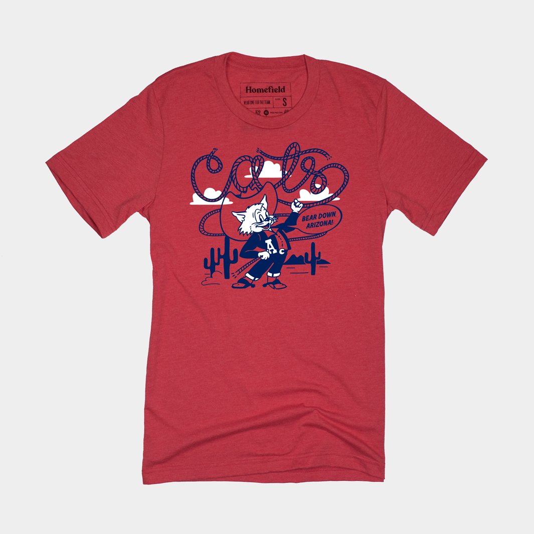 Arizona Lasso 'Cats' Tee - Celebrate the Wildcat Spirit!