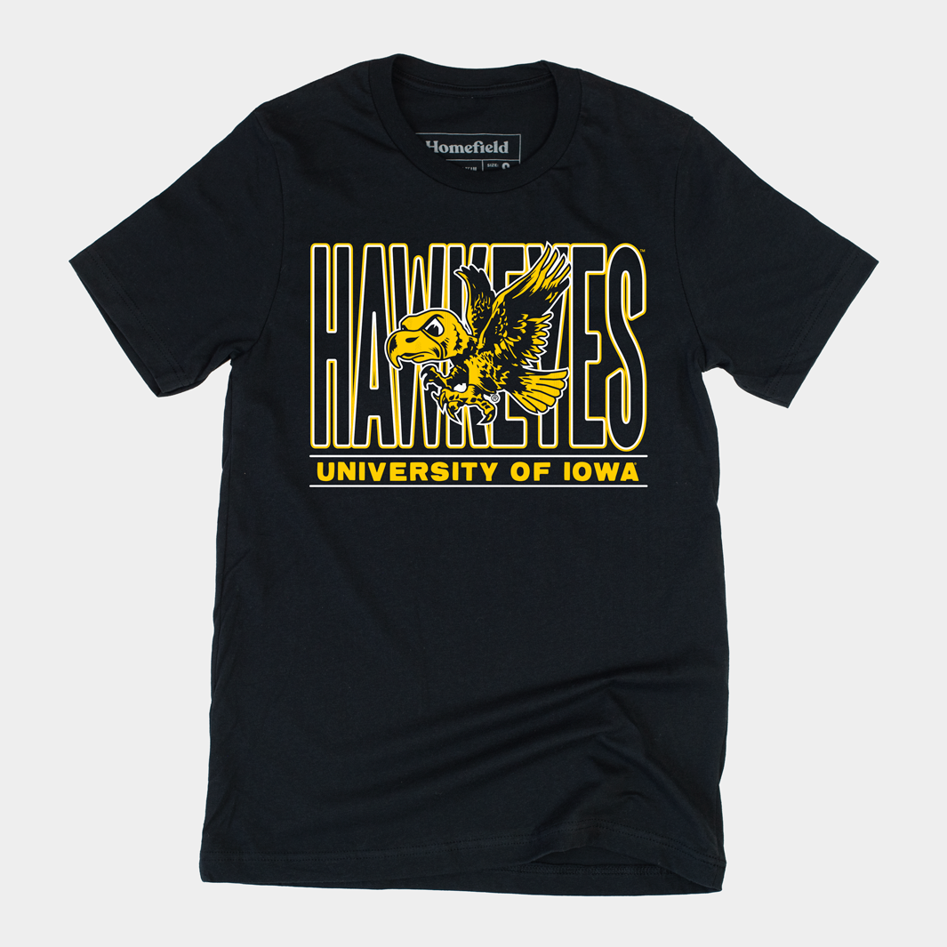 Relive the '90s with Iowa Hawkeyes Retro Tee