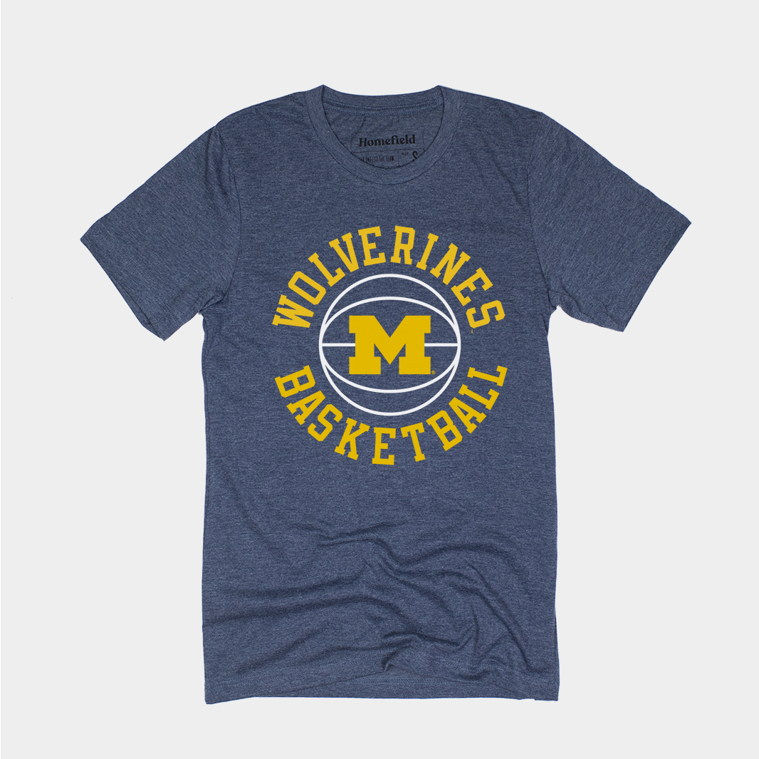 Show Your Michigan Pride with the Block M Basketball Tee