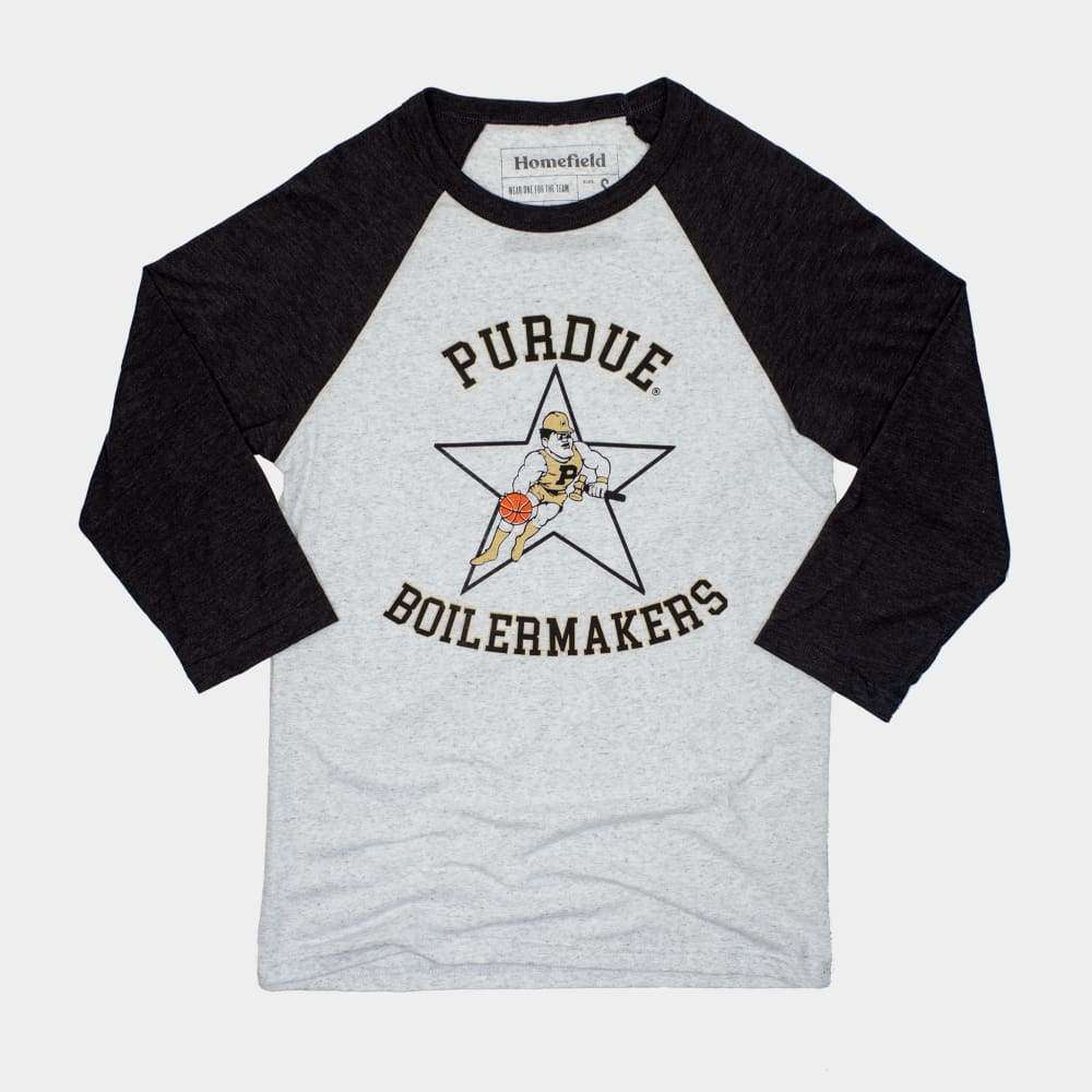 Throwback Purdue Pete Basketball Tee - A Slam Dunk for Fans