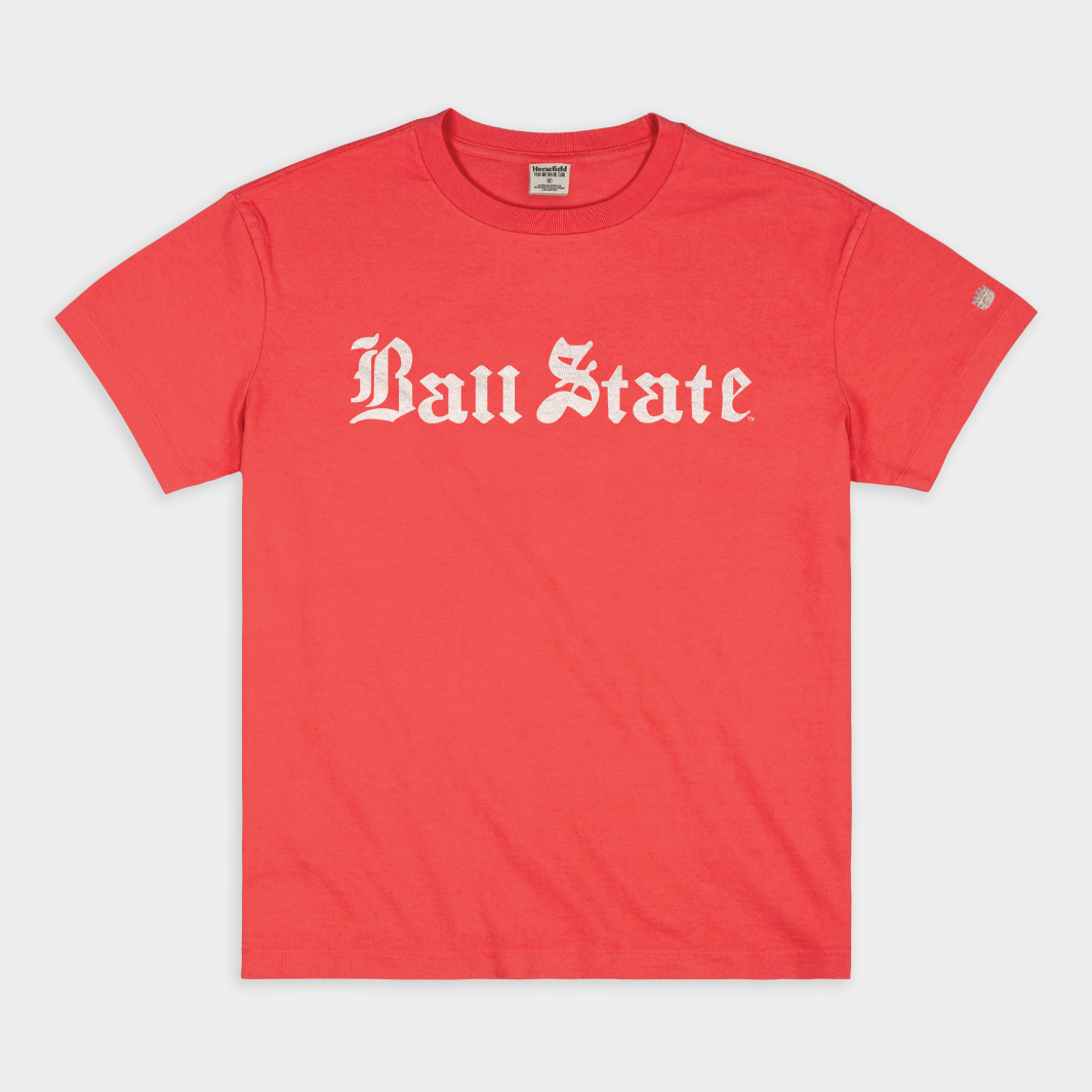 Ball State Vintage Heavyweight Olde English Tee