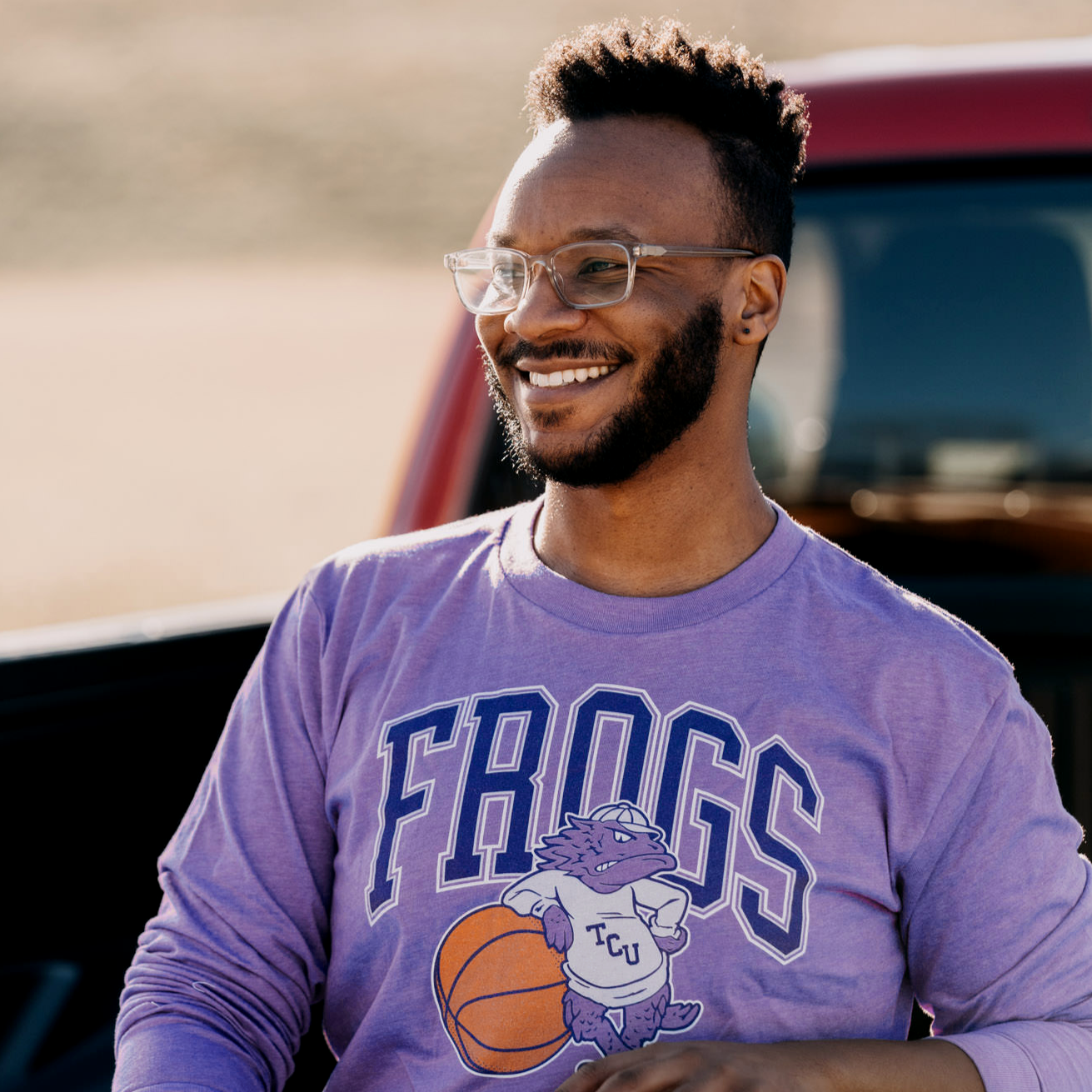 TCU Horned Frogs Basketball Long Sleeve Shirt