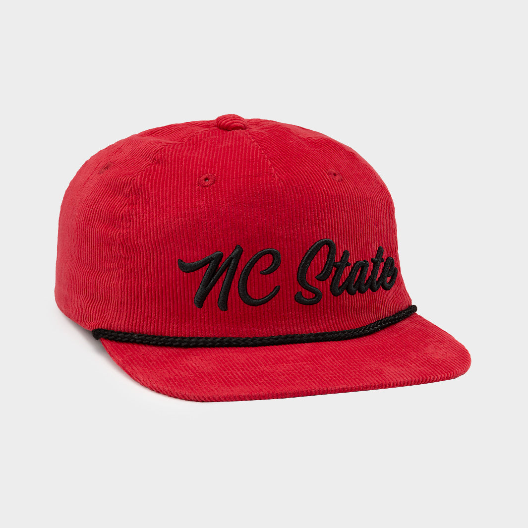 NC State Vintage-Inspired Corduroy Snapback Hat - Stand Out in Style