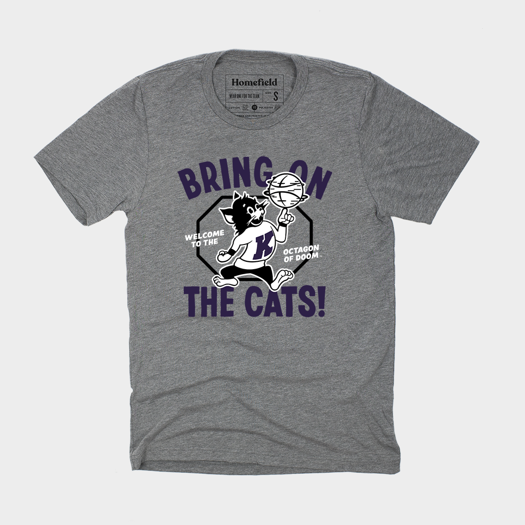 Retro K-State Wildcats Basketball T-Shirt
