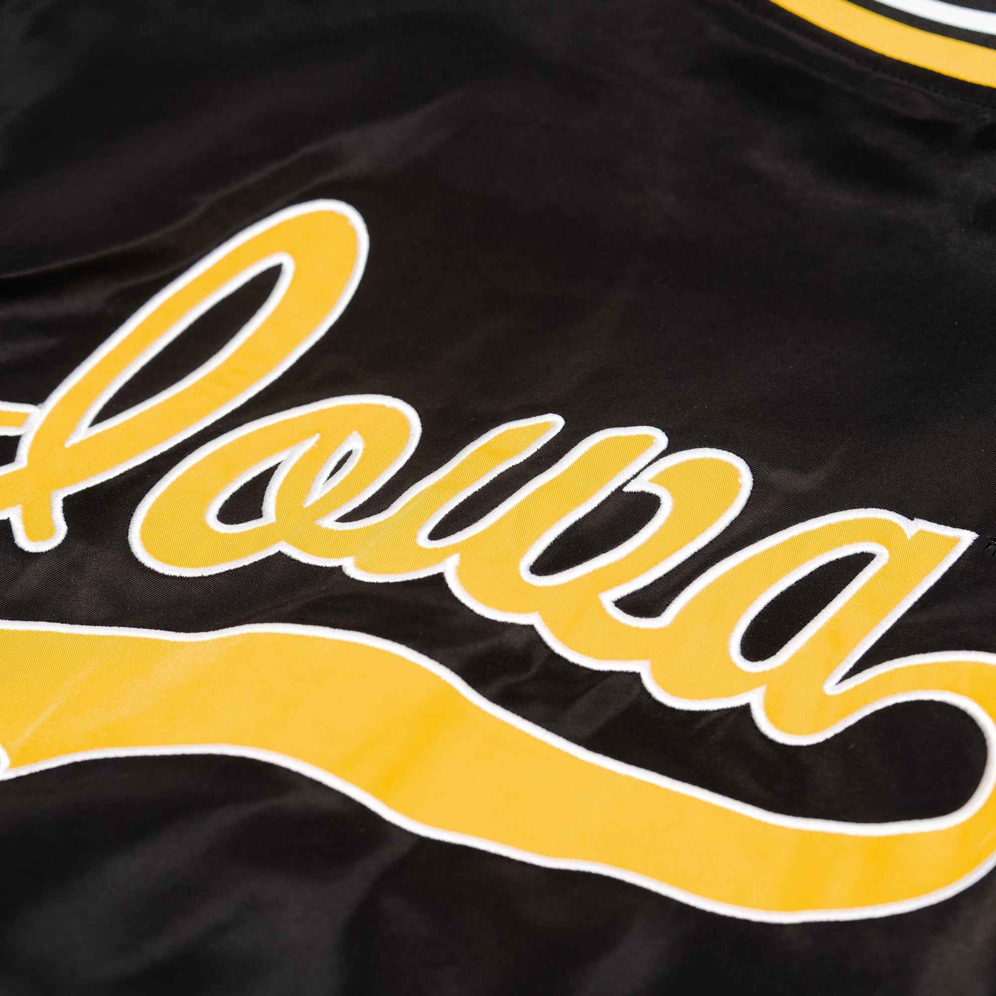 Show Your Iowa Pride with the Vintage Script Bomber Jacket