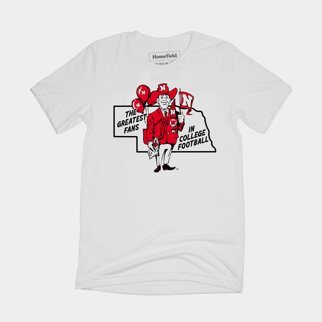 1970s Vintage Harry the Husker Tee - Show Your Husker Pride!