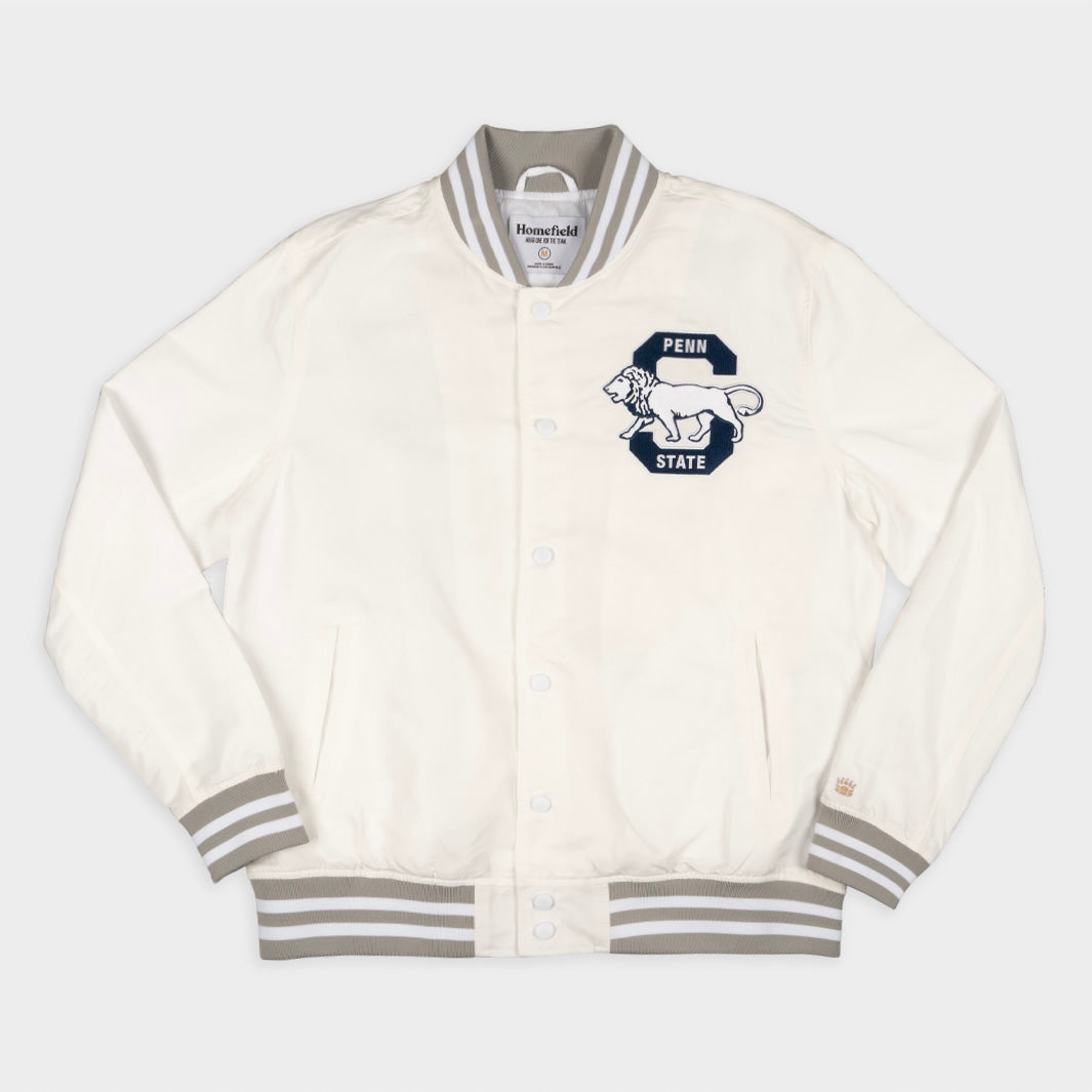 Show Your Penn State Pride with the White Out Bomber Jacket