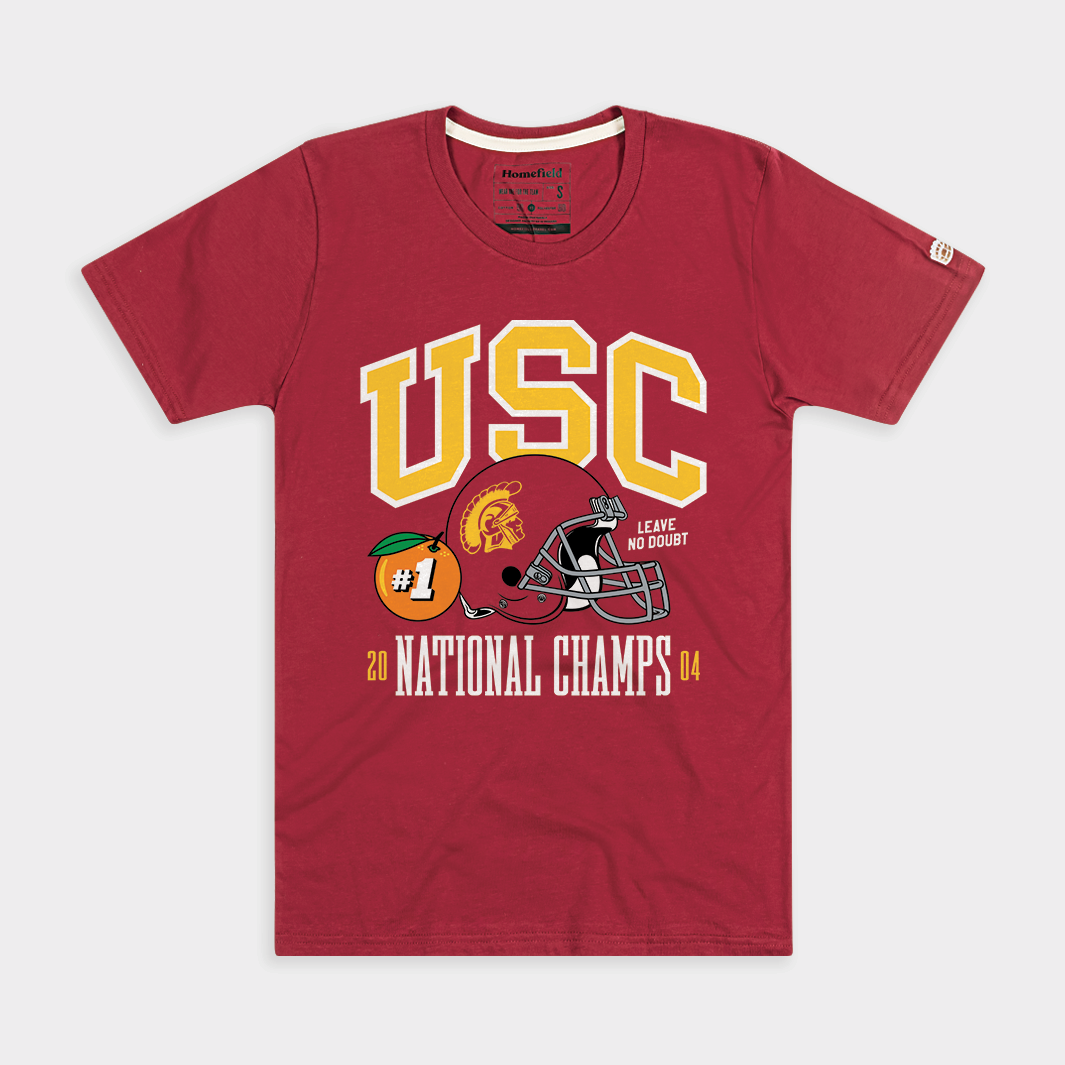 Relive the Glory: USC 2004 Retro National Champs Tee