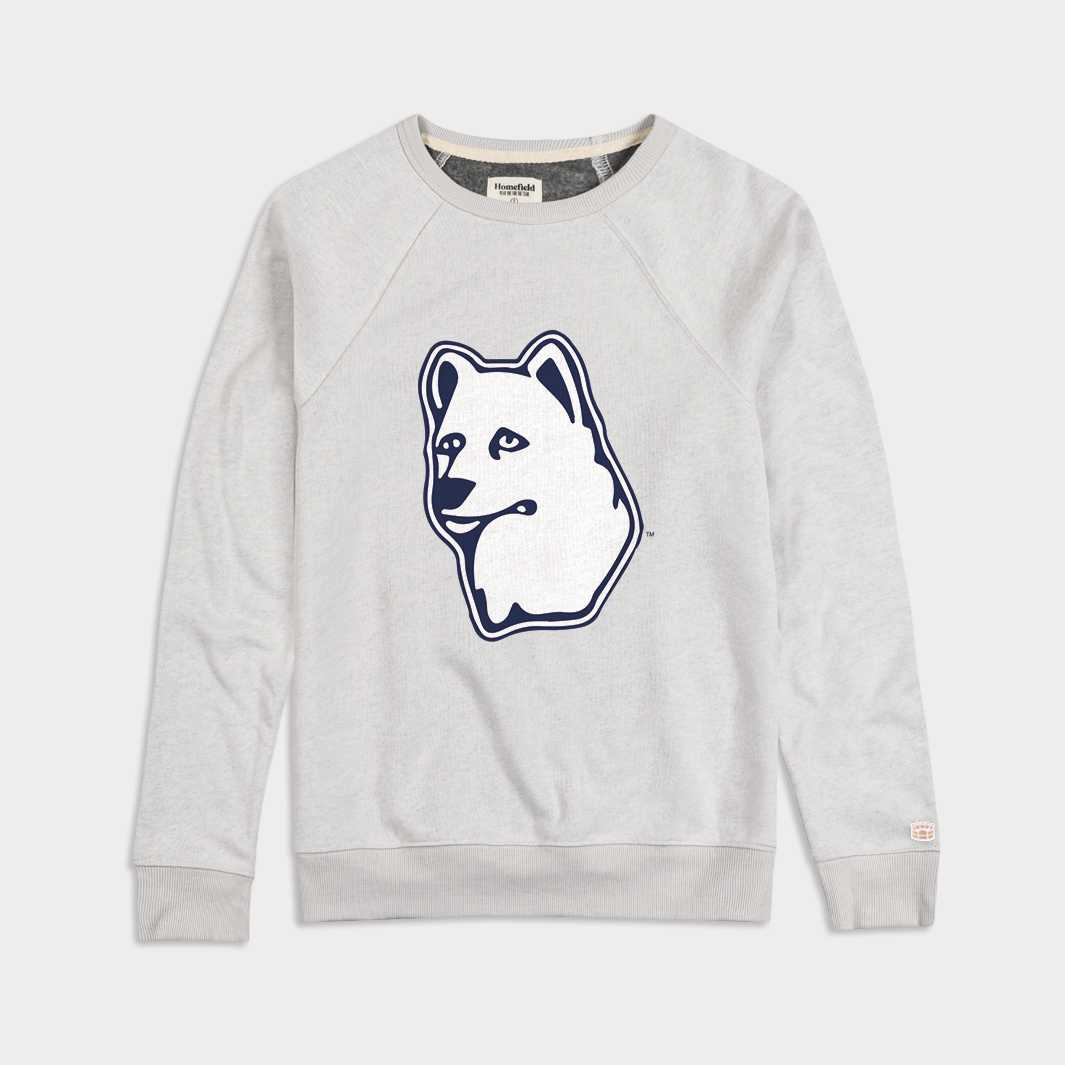 Show Your UConn Pride with This Sad Husky Crewneck
