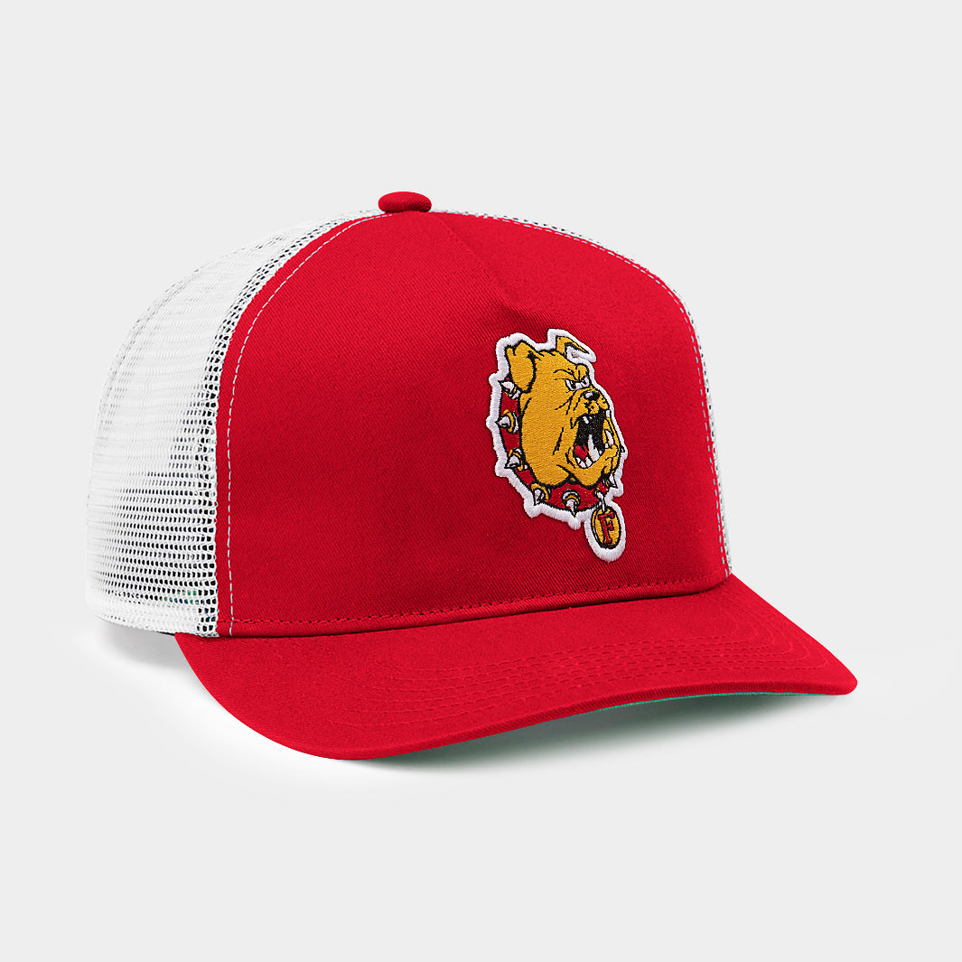 Ferris State Vintage Bulldog Logo Trucker Hat