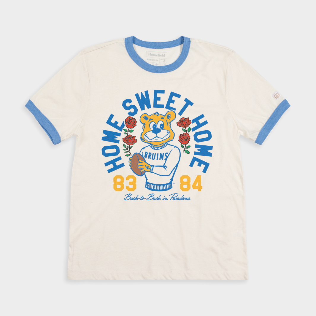UCLA Football's 1983 & 1984 Rose Bowl Ringer Tee - Relive the Glory!
