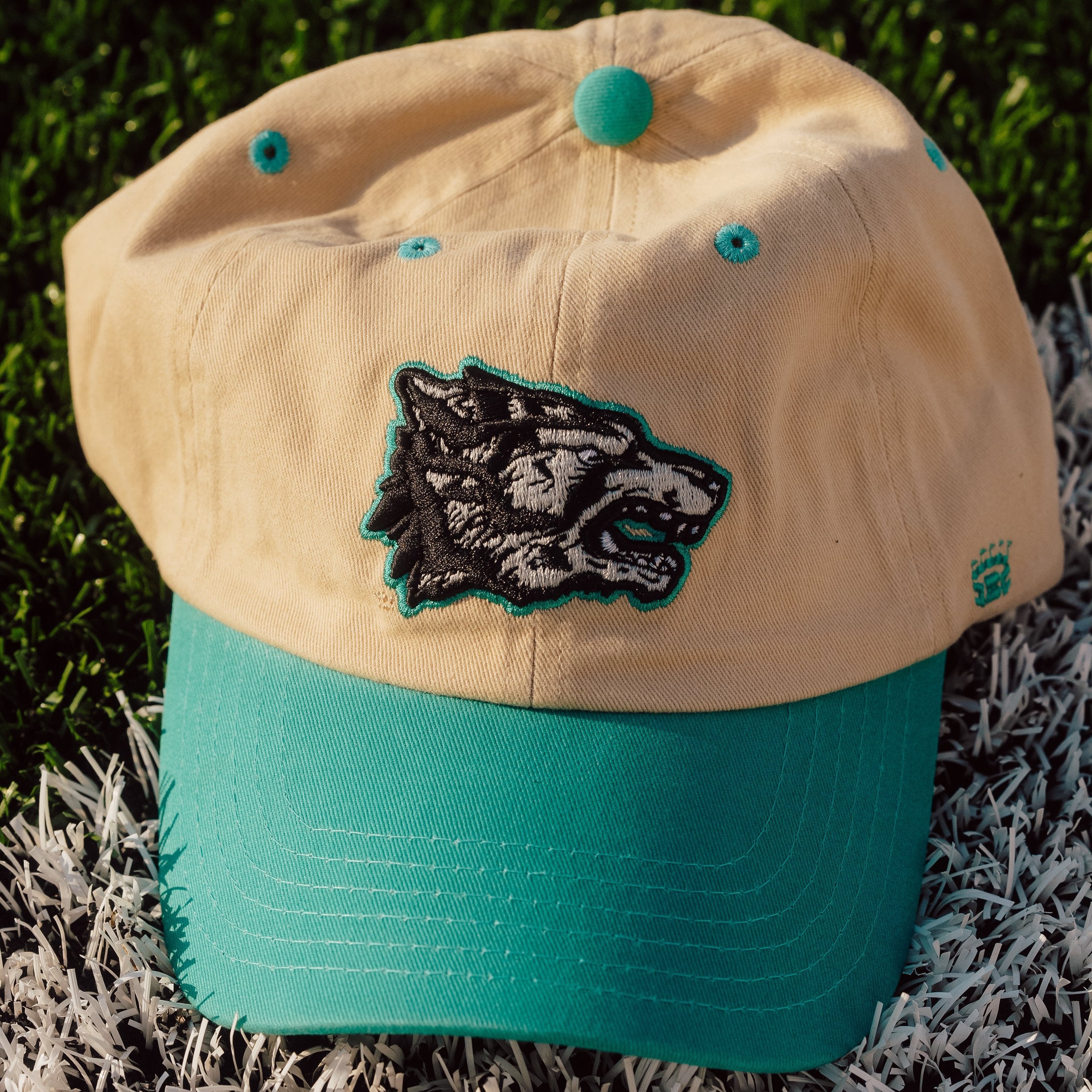 New Mexico Lobos Vintage Two-Tone Dad Hat - A Nostalgic Tribute