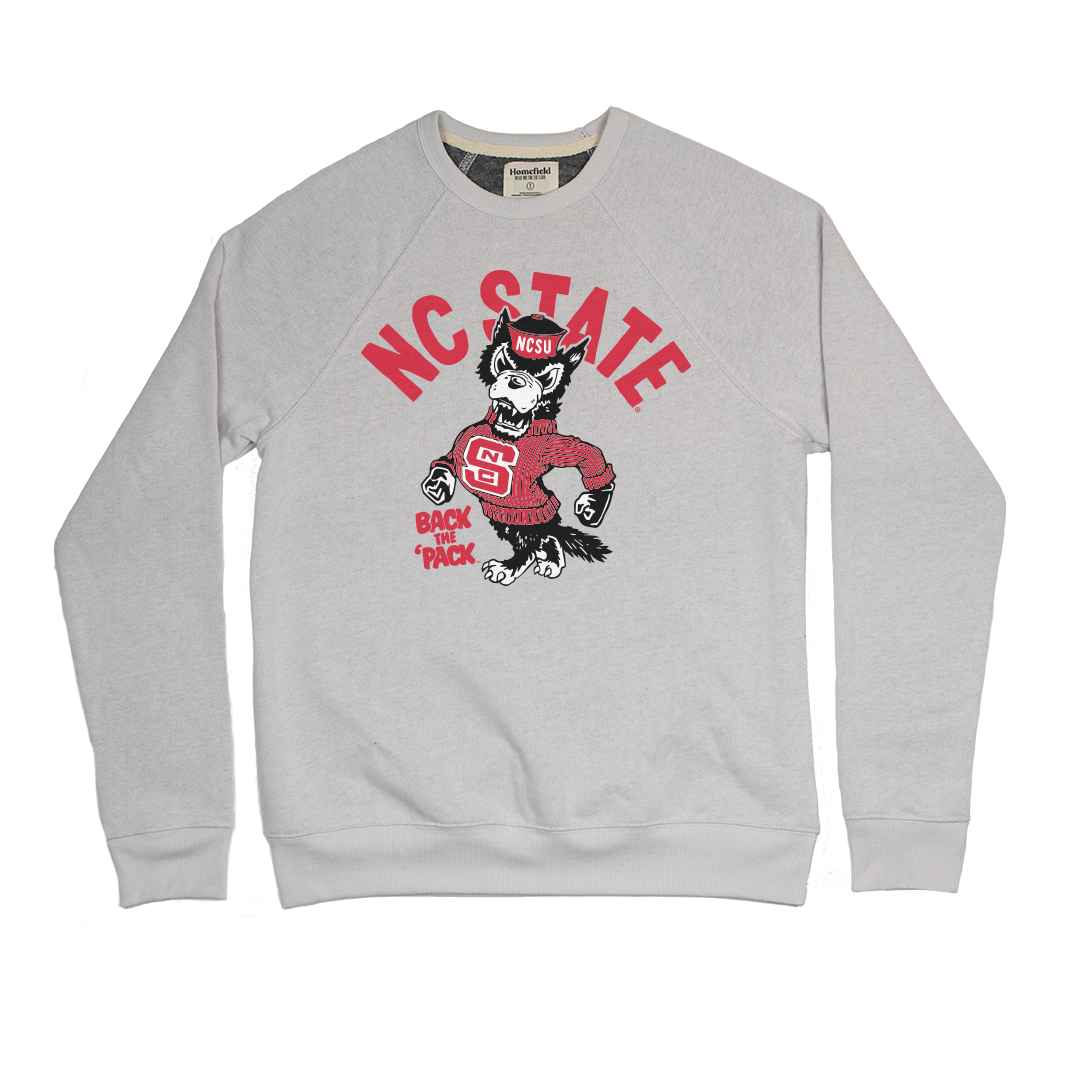 NC State Vintage Strutting Wolf Crew