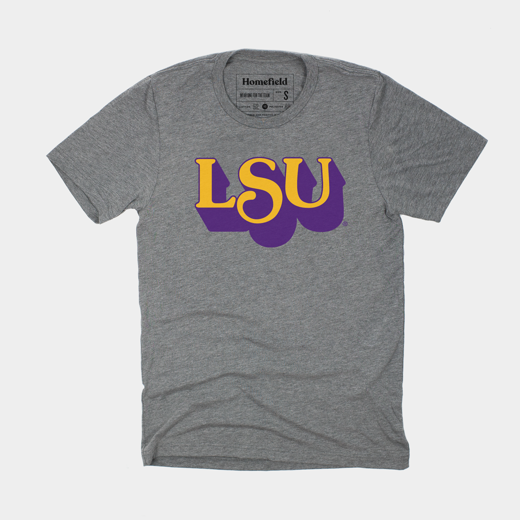 Vintage-Inspired LSU T-Shirt for Game Days