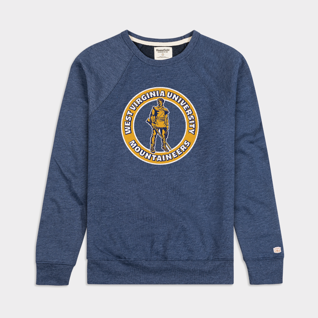 Show Your WVU Pride with This Vintage-Inspired Crew Sweatshirt