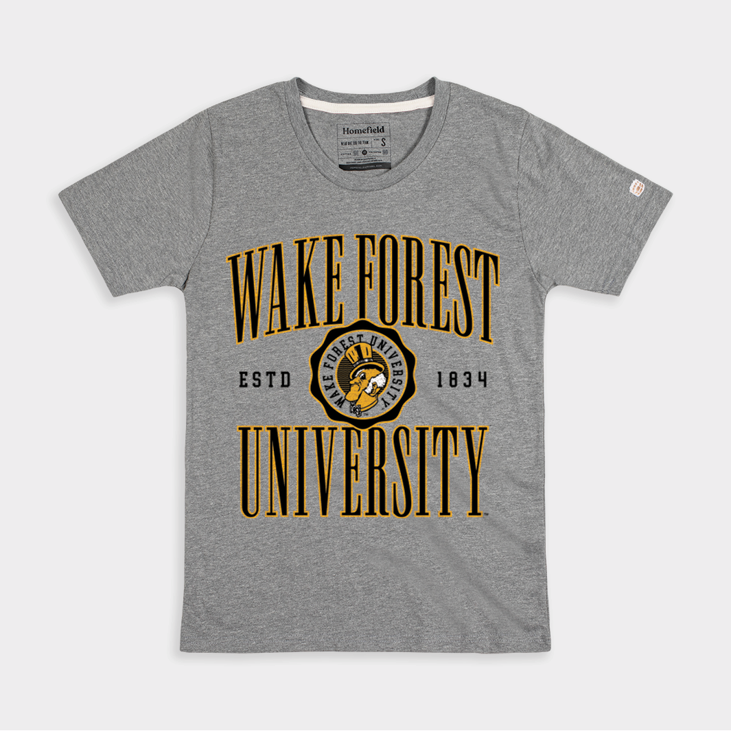 Retro Women's Tee Inspired by Wake Forest Crest