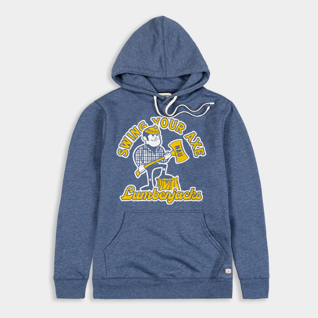 Show Your Spirit with the Northern Arizona Lumberjacks Swing Your Axe Hoodie