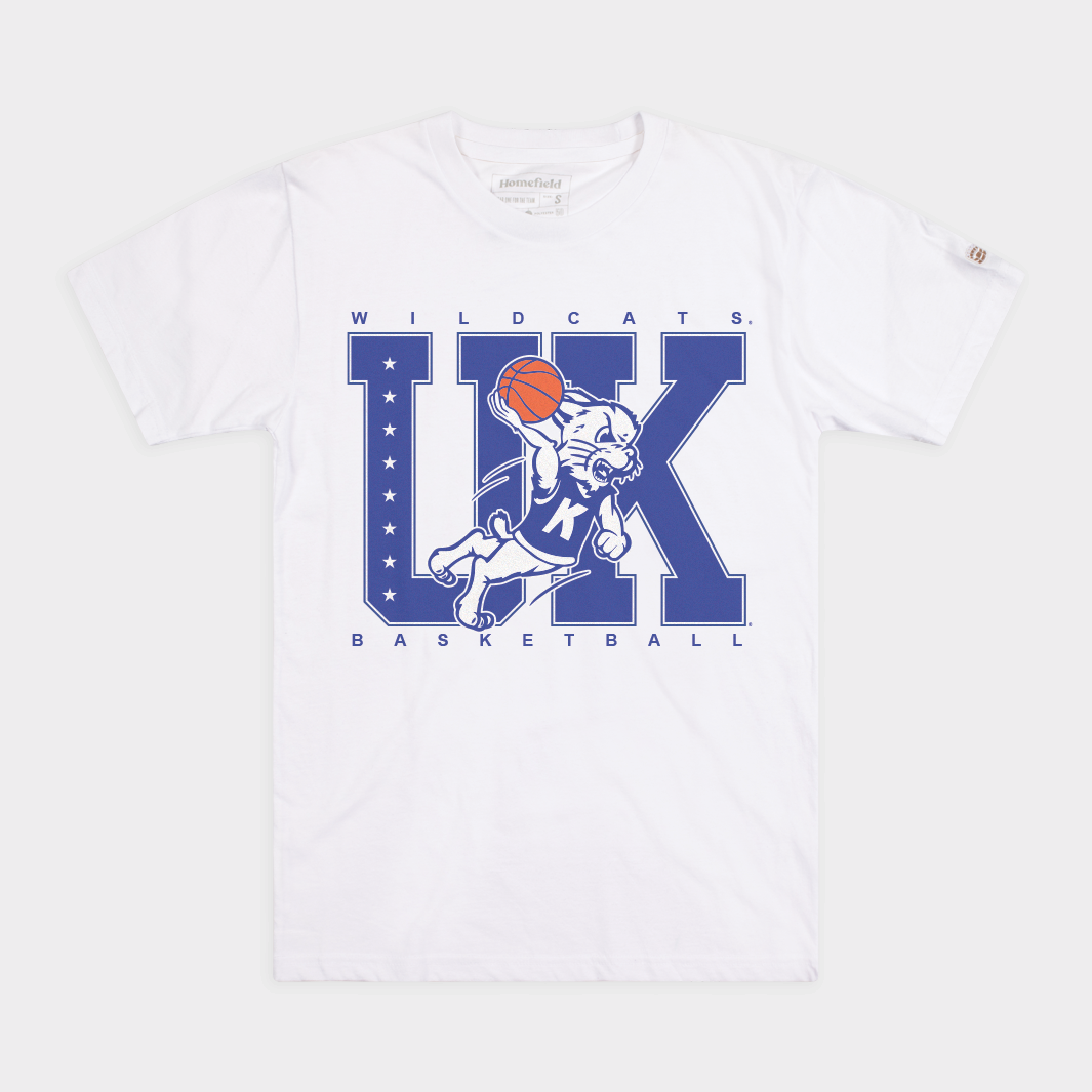 Kentucky Wildcats Vintage 8-Star Basketball Tee