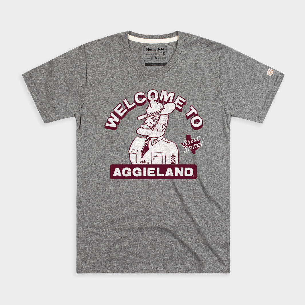 Embrace Aggie Culture with Our Retro Welcome to Aggieland T-Shirt