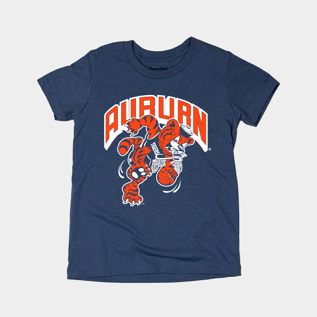 Auburn Vintage Youth Basketball Tee