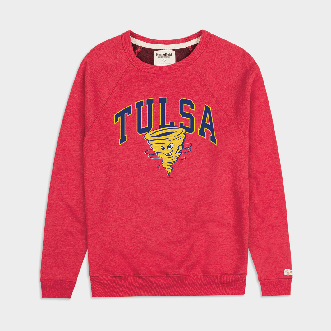Retro Tulsa Golden Hurricane Logo Crewneck